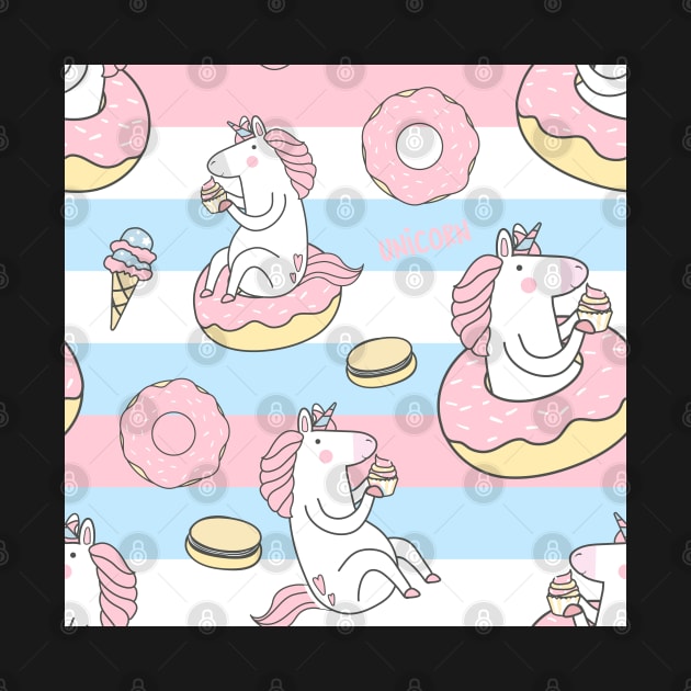 Unicorn Doughnut Dream by VinylPatch