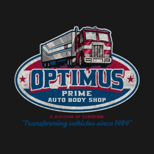 Optimus Prime Auto Body Shop Worn T-Shirt