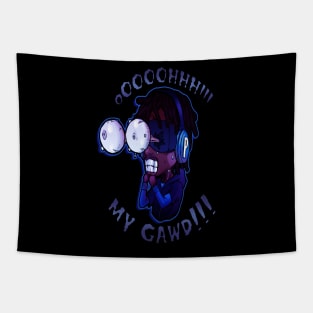 Poiised Creepy VR Tee! Tapestry