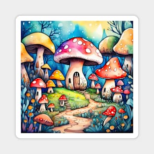 Cute mushrooms gift ideas Magnet