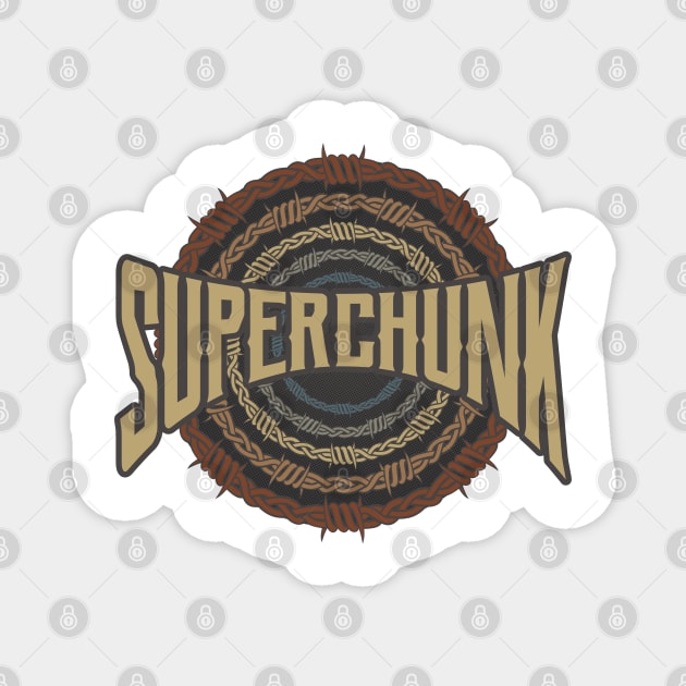 Superchunk Barbed Wire Magnet by darksaturday