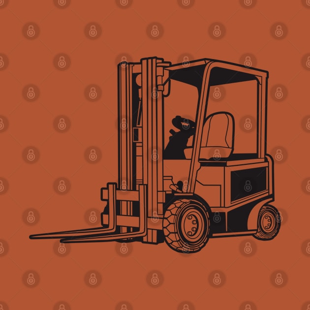 Forklift by pmuirart