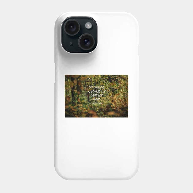 The greatest adventure 3 Phone Case by artesonraju