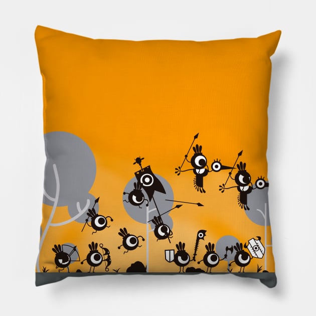 Patapon Parade (Background) Pillow by BroNSis