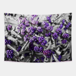 Purple Berries Tapestry