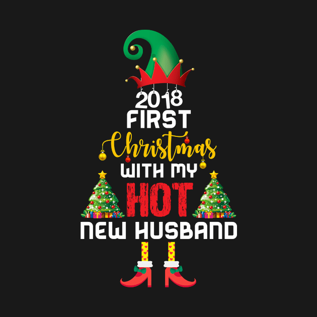 2018 First Christmas With My Hot New Husband by TeeLand