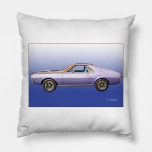 1969 AMX Javelin Pillow