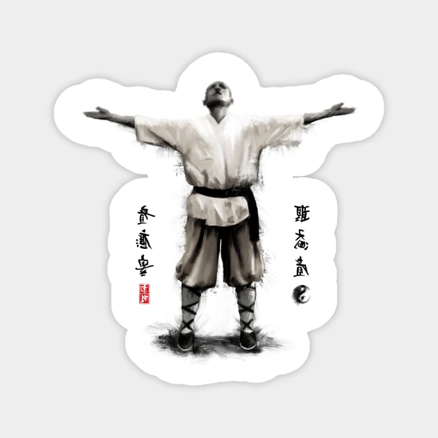 Shaolin Chi Gong Magnet by ILYOart