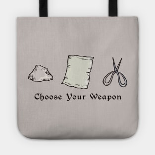 Choose Your Weapon - Renaissance Roshambo Tote