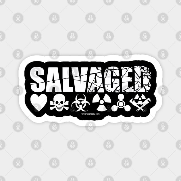SALVAGED Ware - Love, Death & Hazards Magnet by SALVAGED Ware