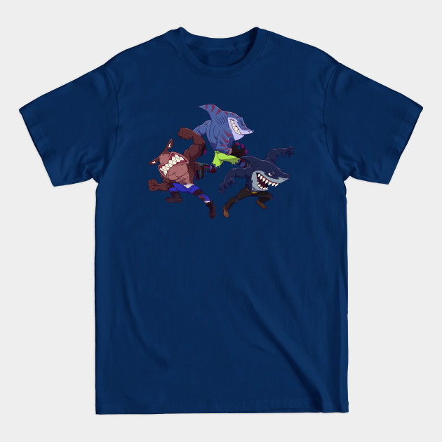 Discover An jawsome team! - Street Sharks - T-Shirt