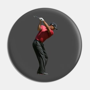 Tiger Woods Swing Pin