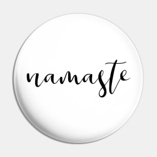 Zen Namaste Text 4 Pin