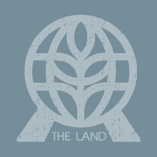 Disover The Land Distressed Logo - The Land - T-Shirt