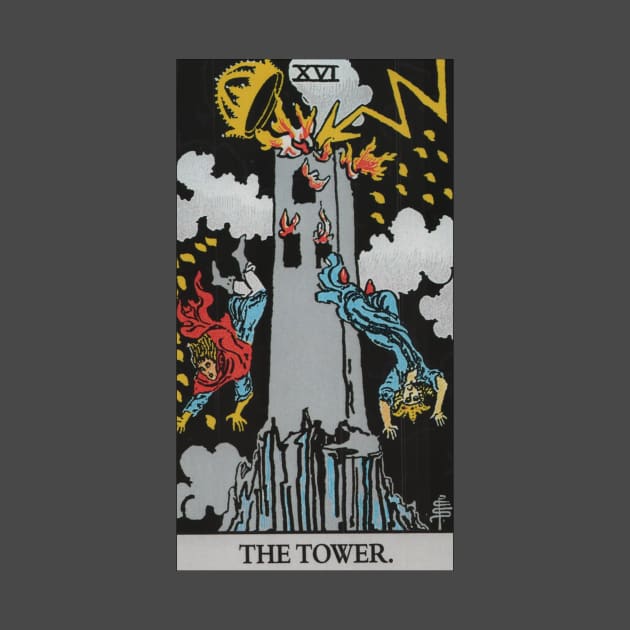 The Tower Tarot Card by Star Scrunch