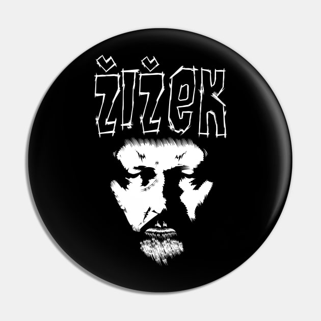 Žižek Pin by Sub-Zero Shirt Art