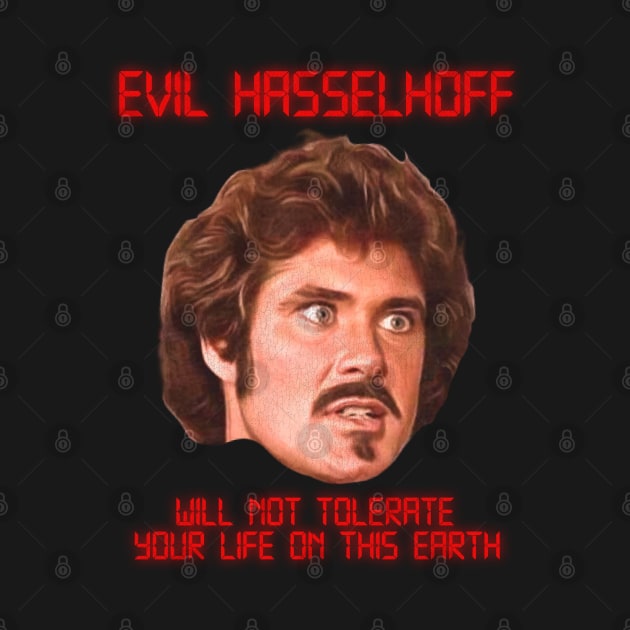 EVIL HASSELHOFF / Garthe Knight by darklordpug