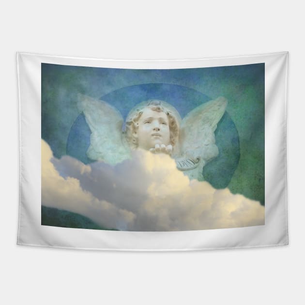 little angel Tapestry by terezadelpilar