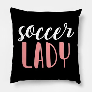 soccer lady - soccer girl Pillow