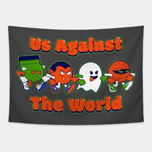 Halloween Monsters Tapestry