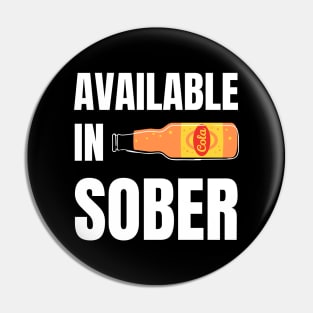 Also Available In Sober Pin