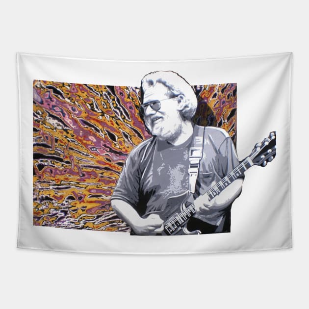 Jerry Garcia Tapestry by Ranch Apunkalips