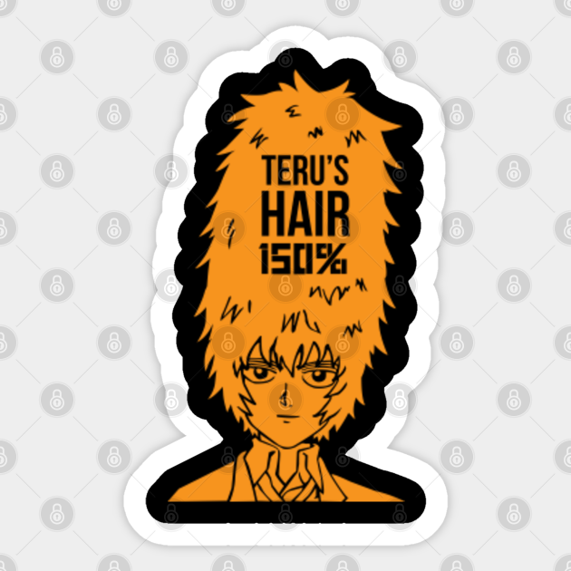 Teruki Hanazawa Teru Hair Teruki Hanazawa Sticker Teepublic Author & illustration (manga, original character design):