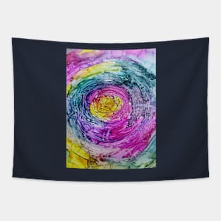 Rainbow rose Tapestry