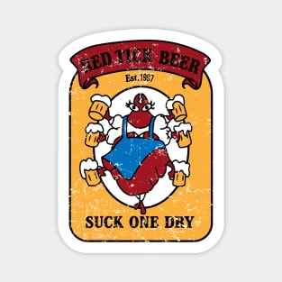 Red Tick Beer Magnet