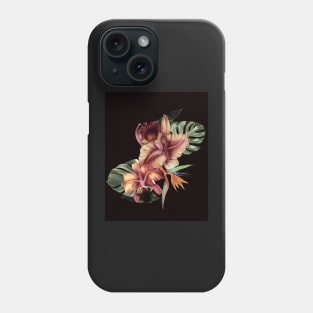 Tropical Island flowers in Paradise Phone Case