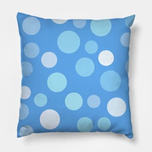 Fun Bubble Blue Pillow