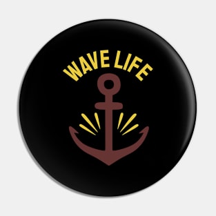 Wave Life Pin