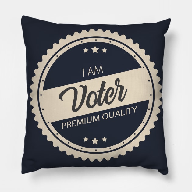 I AM VOTER Pillow by isolasikresek