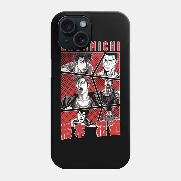 hanamichi sakuragi Phone Case by Retrostyle