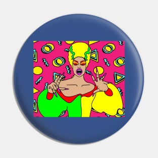 Proud Drag Queen Inspired Pin