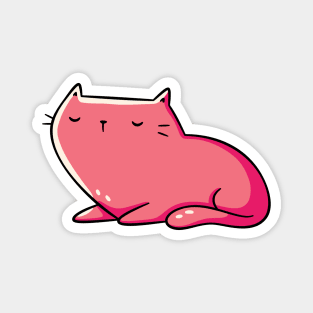 Pink Cat Magnet