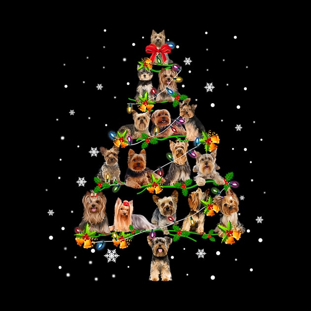 Yorkshire Terrier Christmas Tree by IainDodes