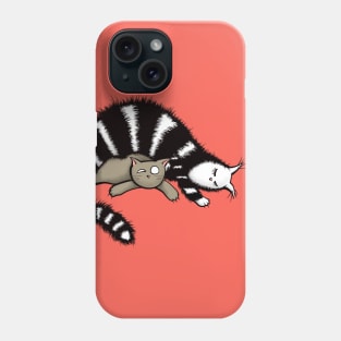 Cat Mother Protects Her Kitty Child Phone Case