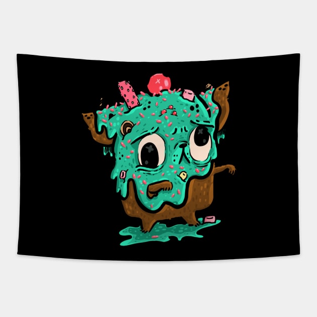 Zombie Ice Cream Bub Tapestry by Fluffymafi