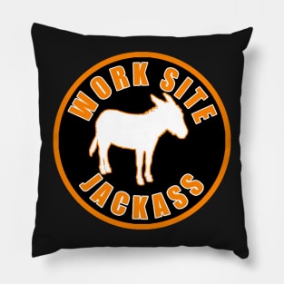 Work Site Jackass Pillow