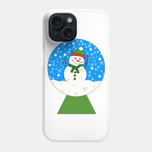 SNOWMAN Snowglobe Phone Case