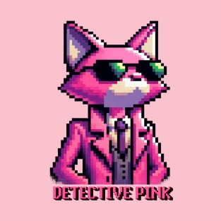 detective panther wearing sun glasses T-Shirt