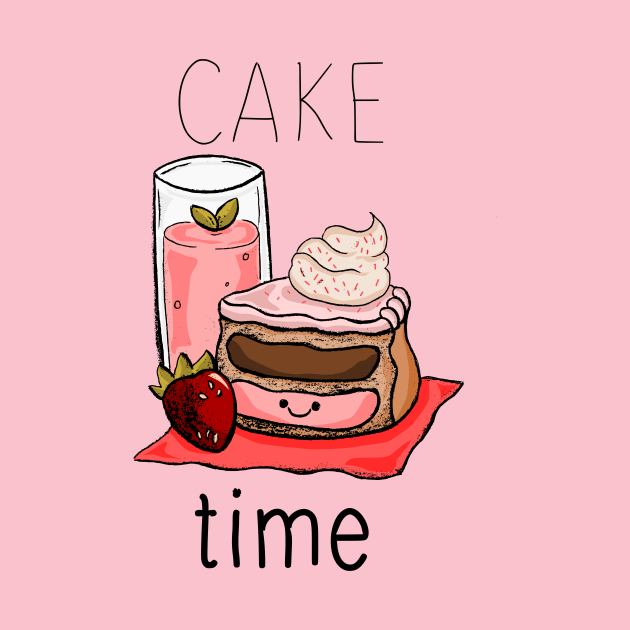 Cute Food - Cake Time by ThaisMelo