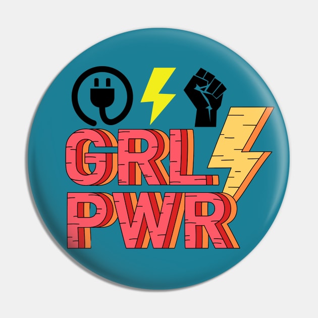 Girl Power Pin by Delta Zero Seven