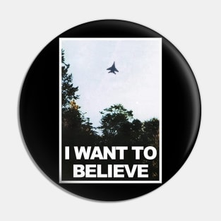 Ghost of Kyiv - I Want To Believe Pin