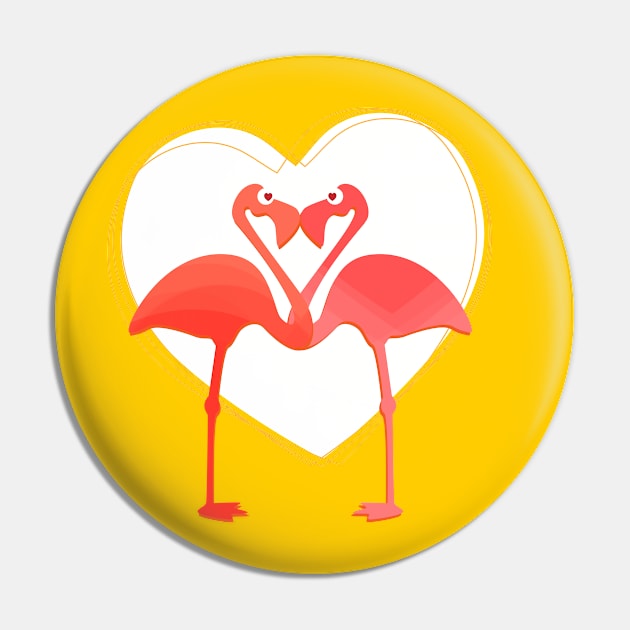 lovebirds - flamingos in love Pin by VrijFormaat