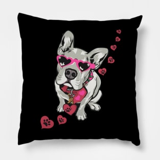 Pitbull Lover Valentines Day Pillow