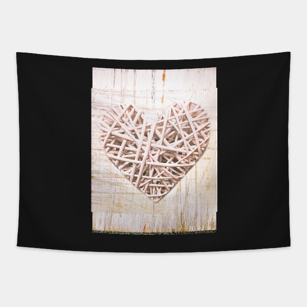 Heart shabby Tapestry by Dpe1974