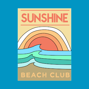 Sunshine Beach club sunshine wave T-Shirt