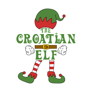 The Croatian Elf Christmas Family Matching Outfits Group Attire T-Shirt